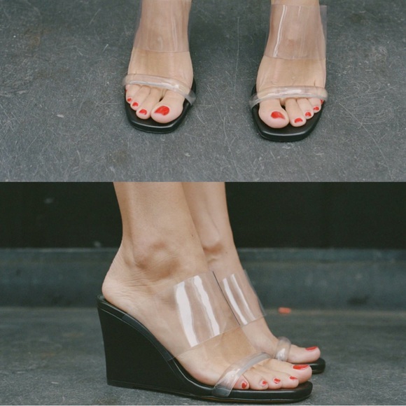 ✨SALE✨ MNZ Olympia Wedge, 35 🖤 - Picture 2 of 7